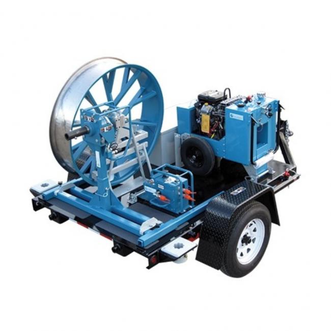 Versatile cable pulling trailers from AMAC Equipment Limited in Richmond Hill, Ontario. Versatile cable pulling trailers from AMAC Equipment Limited in Richmond Hill, Ontario.